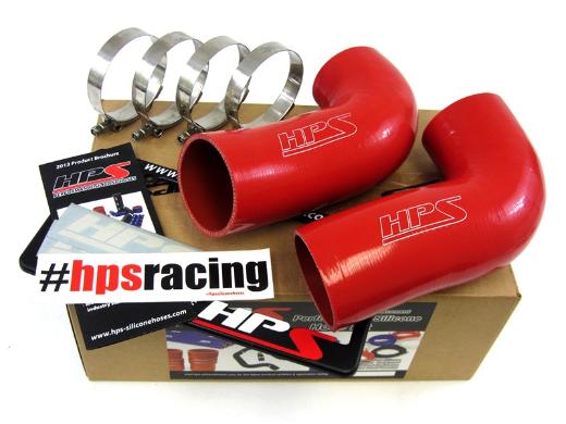 HPS Red Silicone Air Intake Hose Post MAF Tube - Red