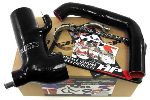 HPS Black Silicone Air Intake Hose Post MAF with Sound Tube - Black