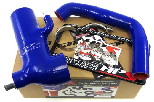 HPS Blue Silicone Air Intake Hose Post MAF with Sound Tube - Blue