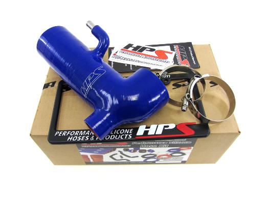 HPS Blue Silicone Air Intake Hose Post MAF Retain Stock Sound Tube - Blue