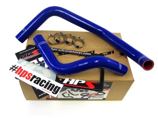 HPS Blue Silicone Radiator Hose Kit Coolant - Blue