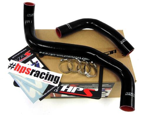 HPS Black Silicone Radiator Hose Kit Coolant - Black