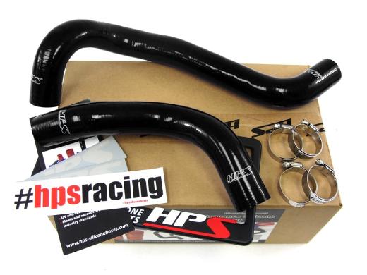 HPS Black Silicone Radiator Hose Kit Coolant - Black