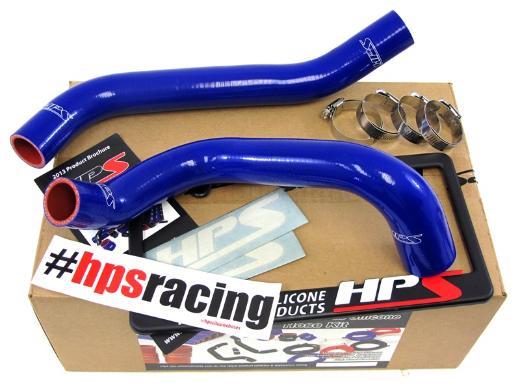 HPS Blue Silicone Radiator Hose Kit Coolant - Blue