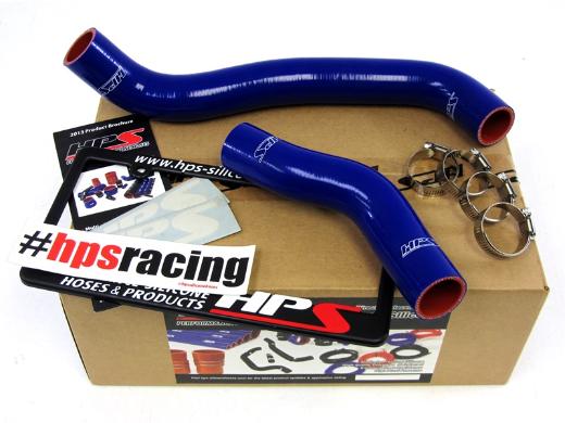 HPS Blue Silicone Radiator Hose Kit Coolant - Blue