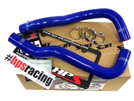 HPS Blue Silicone Radiator Hose Kit Coolant - Blue