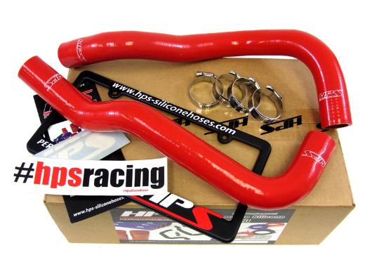 HPS Red Silicone Radiator Hose Kit Coolant - Red