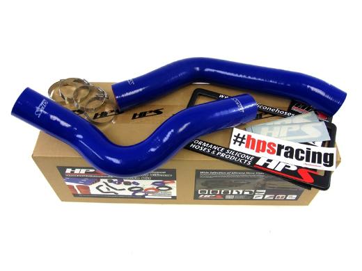 HPS Blue Silicone Radiator Hose Kit Coolant - Blue