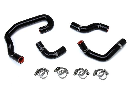 HPS Black Silicone Heater Coolant Hose Kit - Black