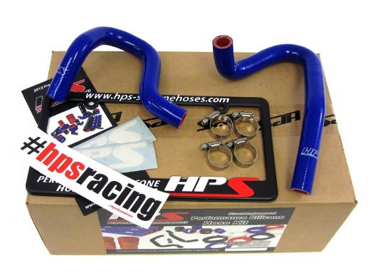 HPS Blue Silicone Heater Coolant Hose Kit - Blue