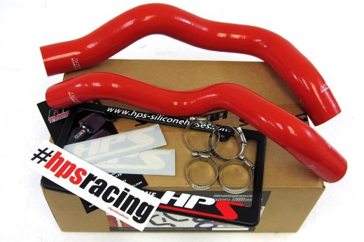 HPS Red Silicone Radiator Hose Kit Coolant - Red