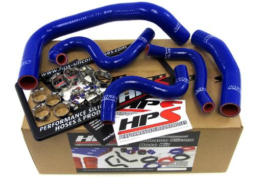 HPS Blue AE86 Silicone Radiator + Heater Hose Kit Coolant - Blue