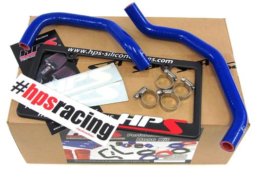 HPS Blue Silicone Heater Coolant Hose Kit - Blue