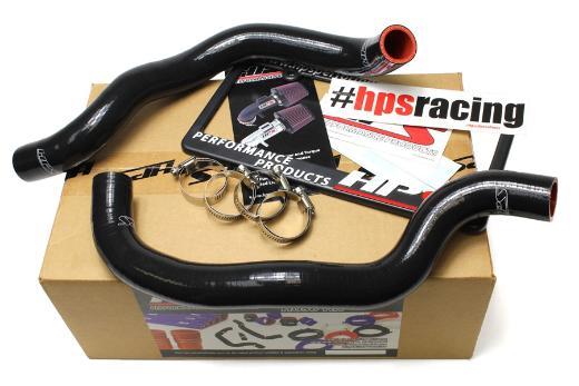 HPS Black CL7 Silicone Radiator Hose Kit Coolant - Black