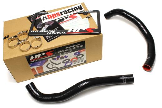 HPS Black Silicone Radiator Hose Kit Coolant - Black