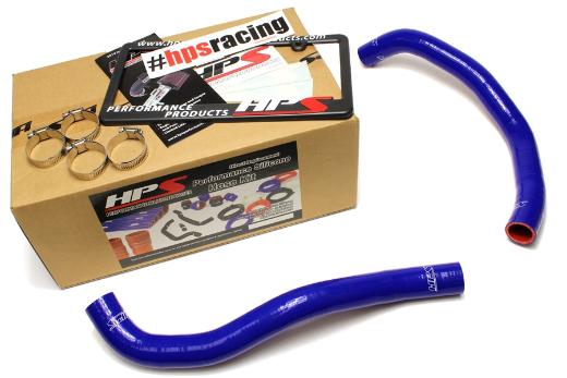 HPS Blue Silicone Radiator Hose Kit Coolant - Blue