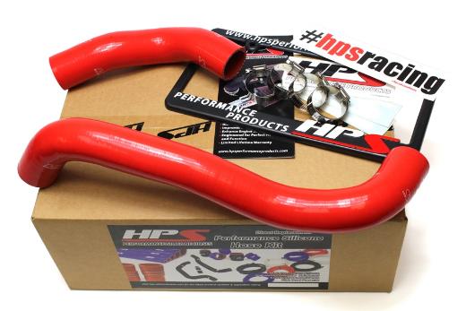 HPS FC3S Red Silicone Radiator Hose Kit Coolant - Red