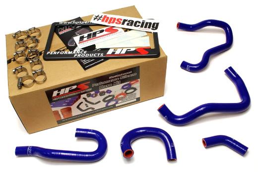 HPS S2K Blue Silicone Heater Coolant Hose Kit - Blue