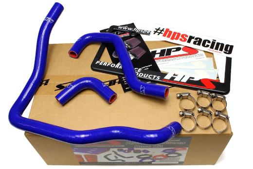 HPS Blue Silicone Heater Coolant Hose Kit - Blue