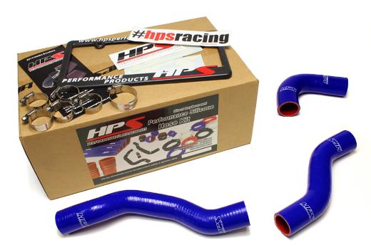 HPS Blue Silicone Radiator Hose Kit Coolant - Blue