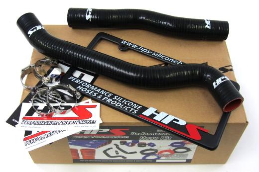 HPS Black Silicone Radiator Hose Kit Coolant - Black