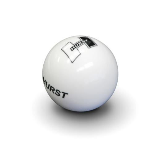 Hurst Hurst Logo Knob - White 