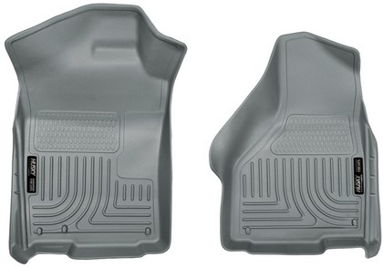 Husky Floor Liners - Front, Grey