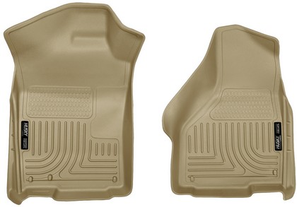 Husky Floor Liners - Front, Tan