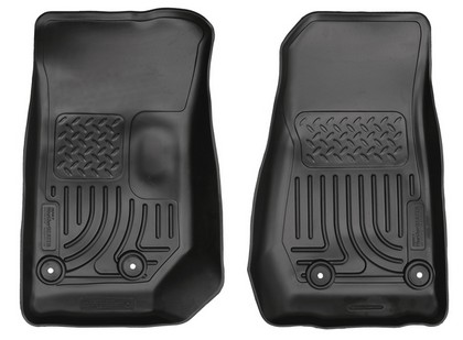 Husky Floor Liners - Front, Black