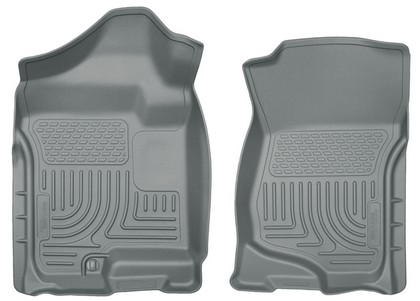 Husky Floor Liners - Front, Grey