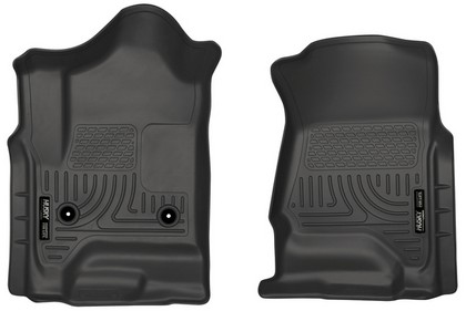 Husky Floor Liners - Front, Black