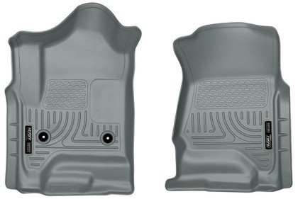 Husky Floor Liners - Front, Grey