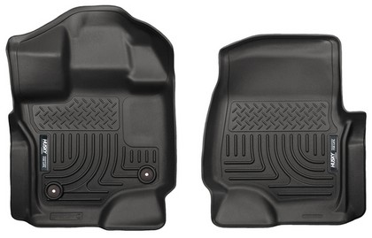 Husky Floor Liners - Front, Black