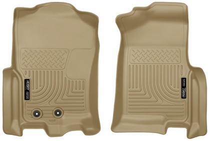 Husky Floor Liners - Front, Tan