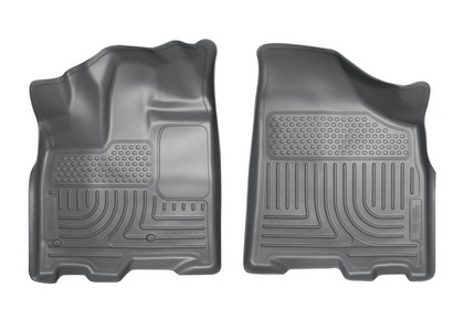 Husky Floor Liners - Front, Grey