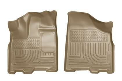 Husky Floor Liners - Front, Tan