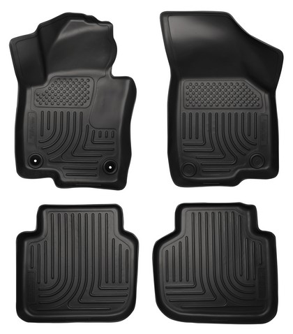 Husky Floor Liners - Front & 2nd Seat (Footwell Coverage), Black