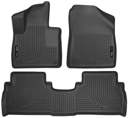 Husky Floor Liner - 2nd Seat, Front, Black