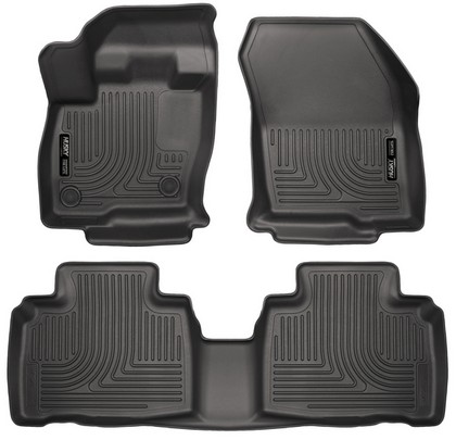 Husky Floor Liner - 2nd Seat, Front, Black