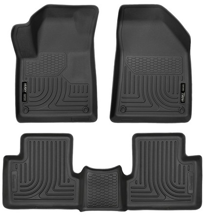 Husky Floor Liner - 2nd Seat, Front, Black