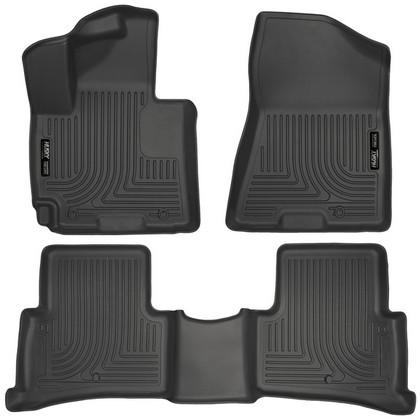 Husky Floor Liner - 2nd Seat, Front, Black