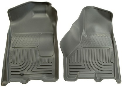 Husky WeatherBeater Front Floor Liners - Grey