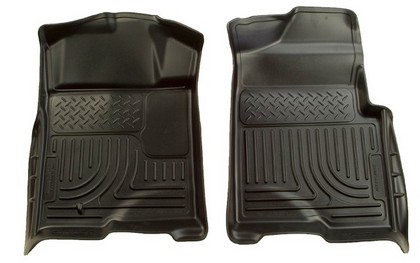 Husky WeatherBeater Front Floor Liners - Black