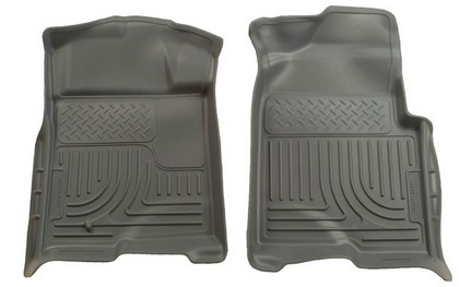 Husky WeatherBeater Front Floor Liners - Grey