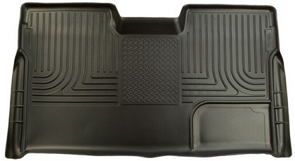 Husky WeatherBeater Rear Cargo Floor Liners – Black