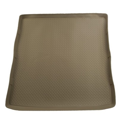 Husky Classic Style Rear Cargo Liner – Tan (Behind 2nd Seat, Over Folded Flat 3rd Row Seat Cargo Liner)