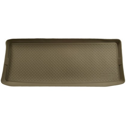 Husky Classic Style Rear Cargo Liner – Tan (Behind 3rd Seat Rear Cargo Liner)