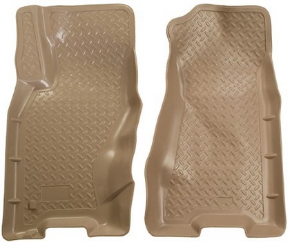 Husky Classic Style Front Seat Floor Liners – Tan