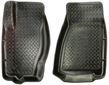 Husky Classic Style Front Seat Floor Liners - Black