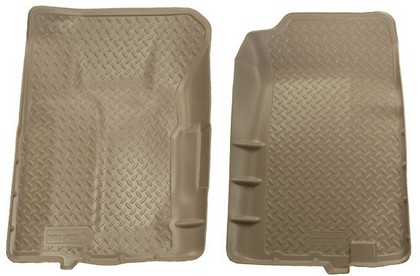 Husky Classic Style Front Seat Floor Liners – Tan